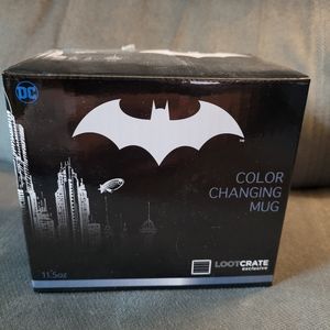 Lootcrate exclusive batman color changing mug
